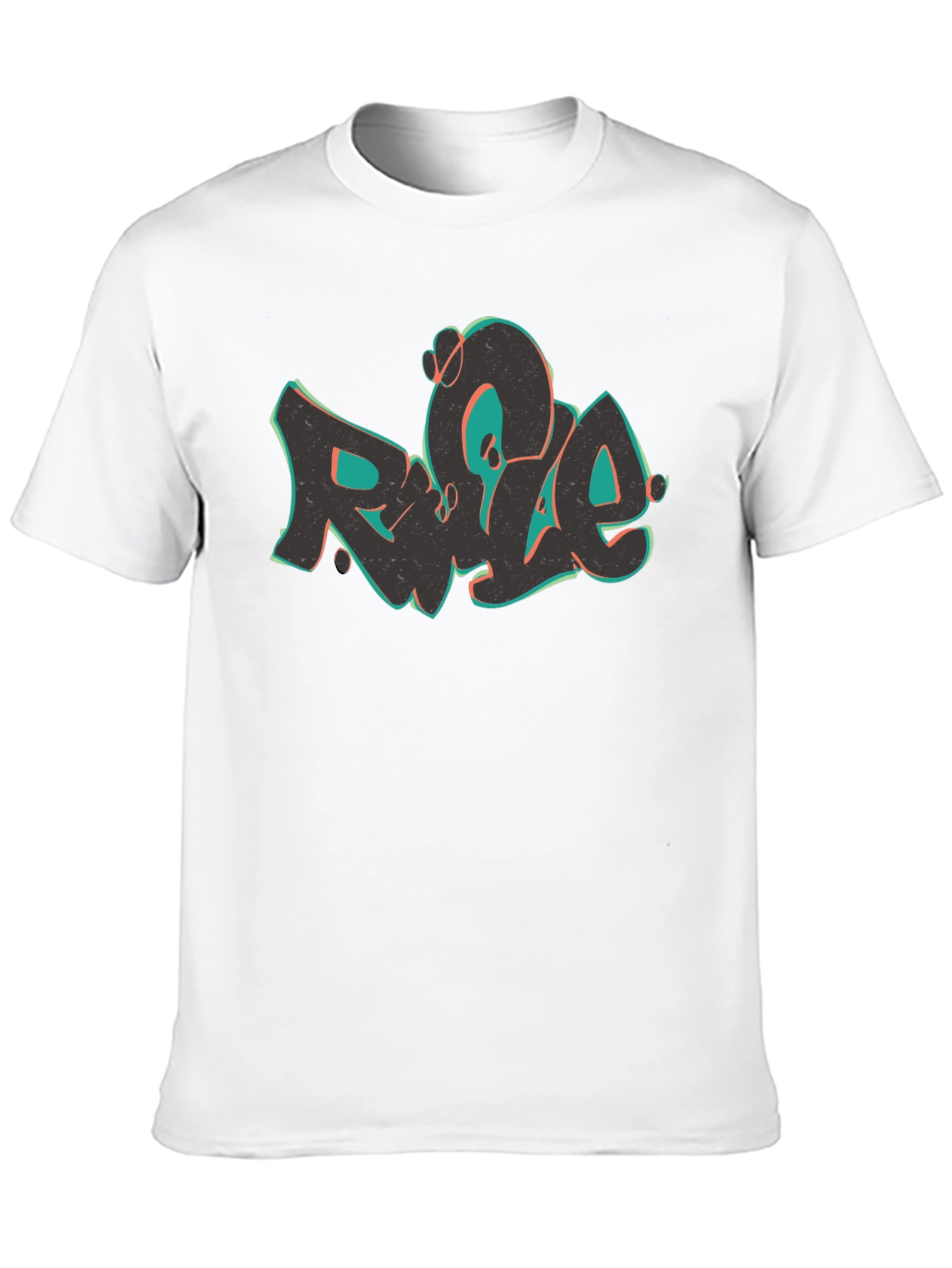 Rule Graffiti Style Black T-Shirt