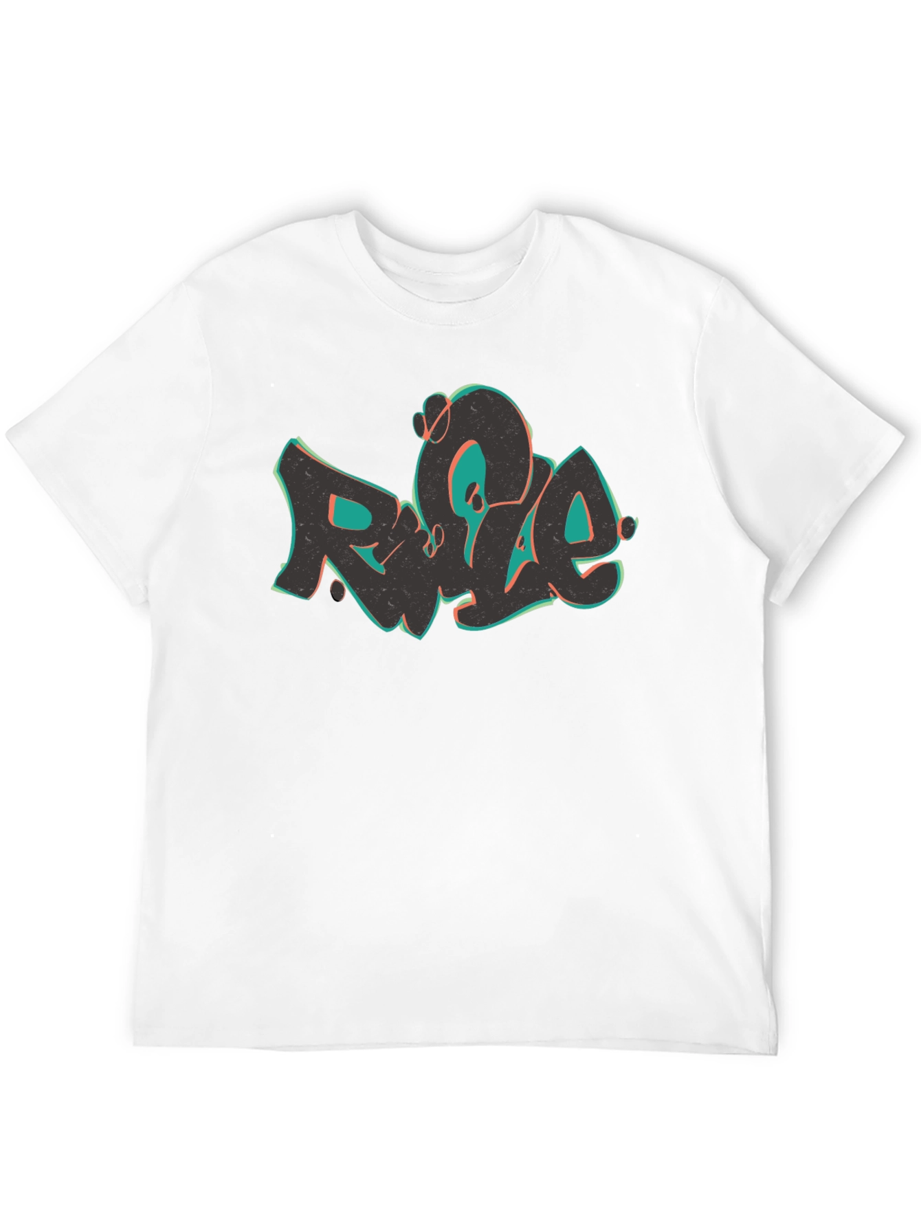 Rule Graffiti Style Black T-Shirt