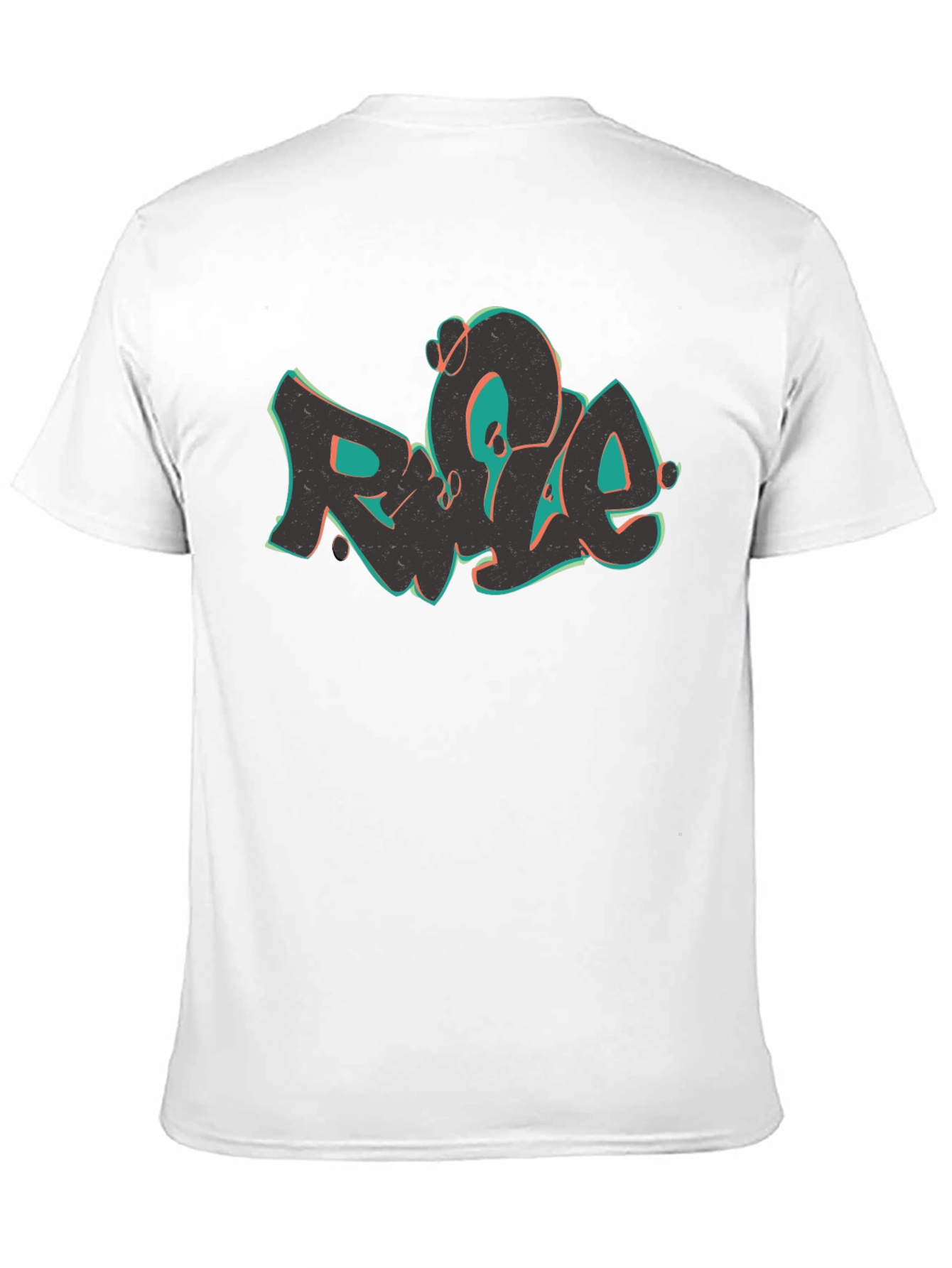 Rule Graffiti Style Black T-Shirt