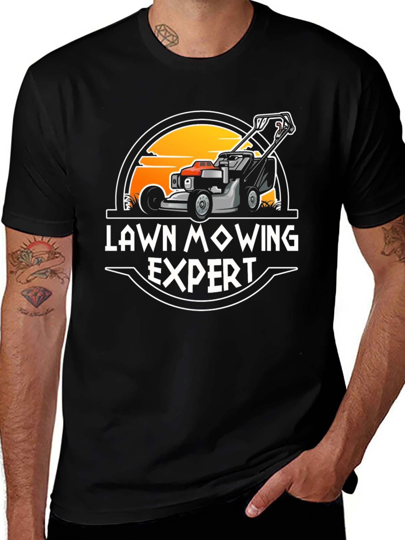Lawn Mowing Expert Graphic Tee