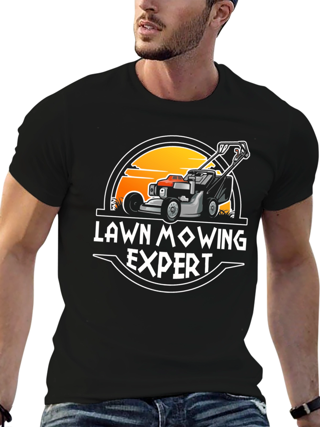 Lawn Mowing Expert Graphic Tee