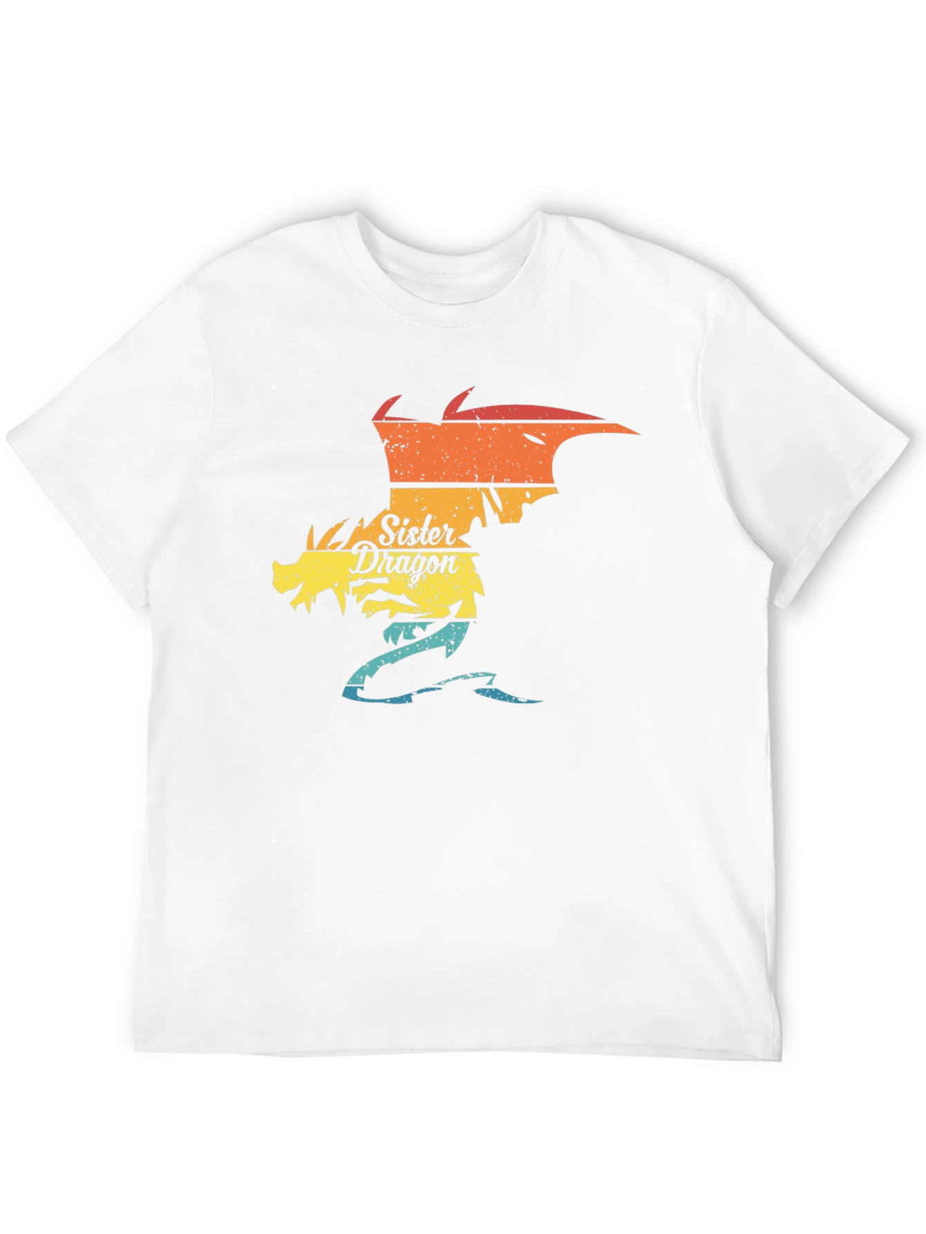 Sister Dragon Graphic T-Shirt - Black