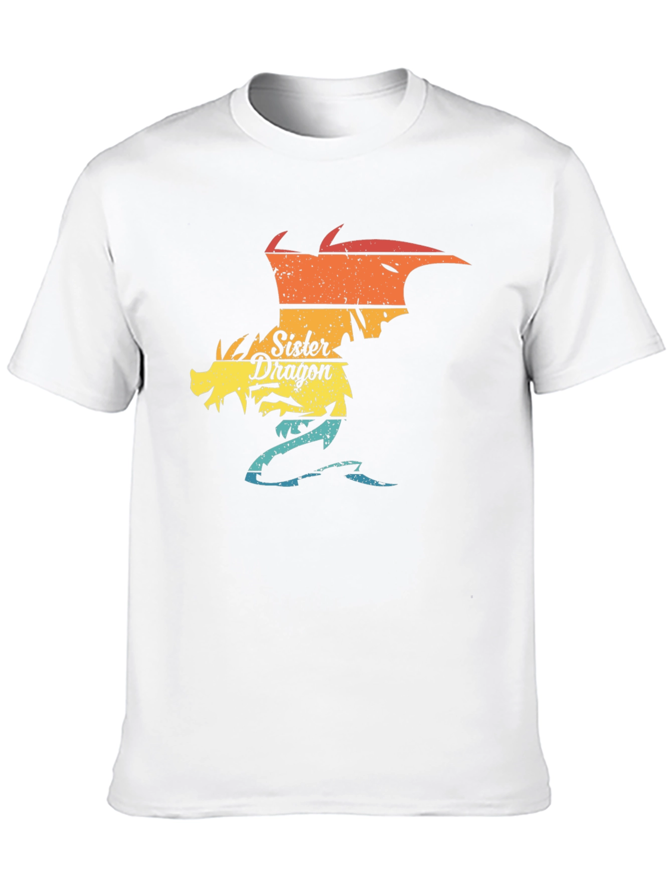 Sister Dragon Graphic T-Shirt - Black