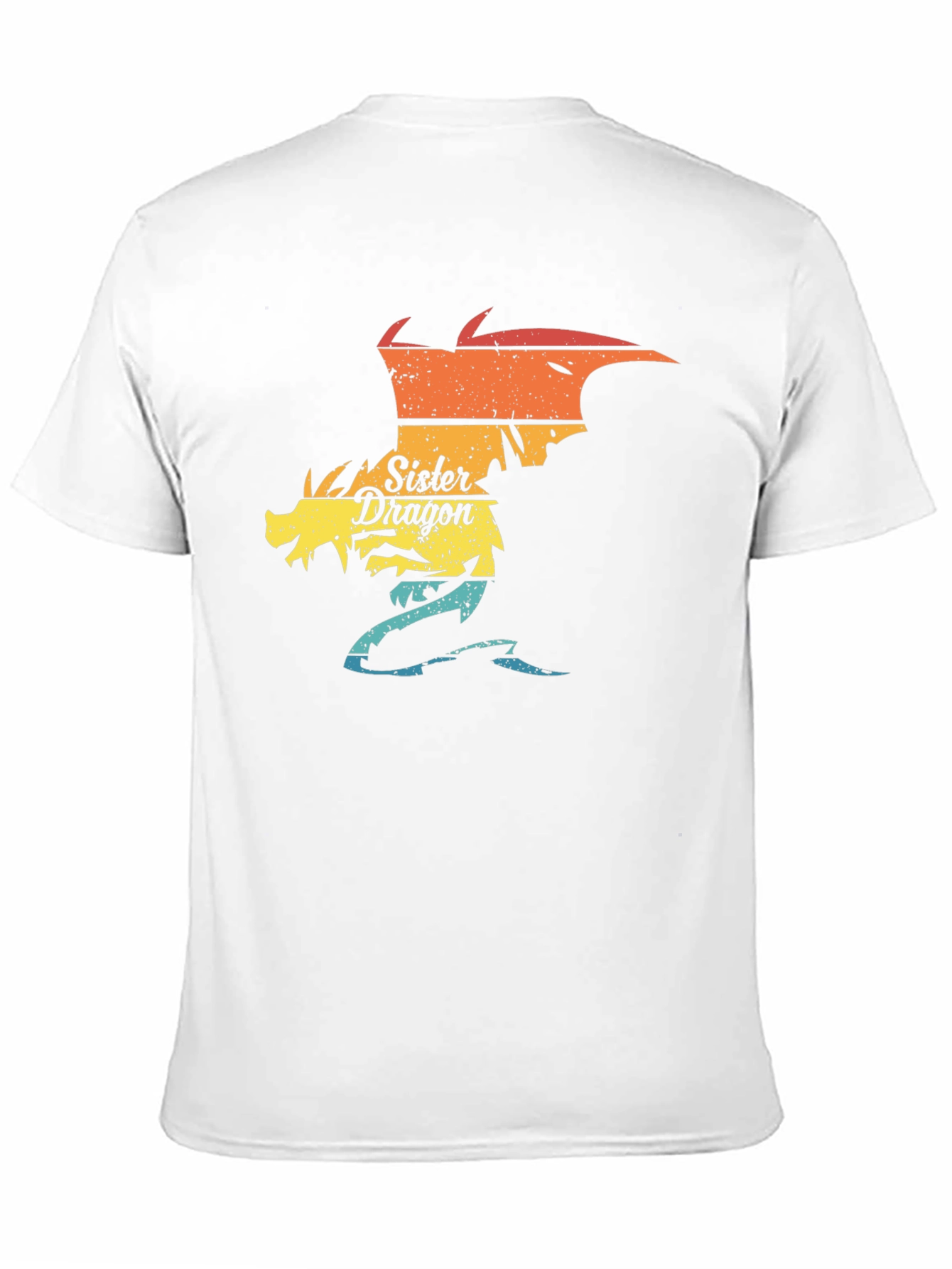 Sister Dragon Graphic T-Shirt - Black