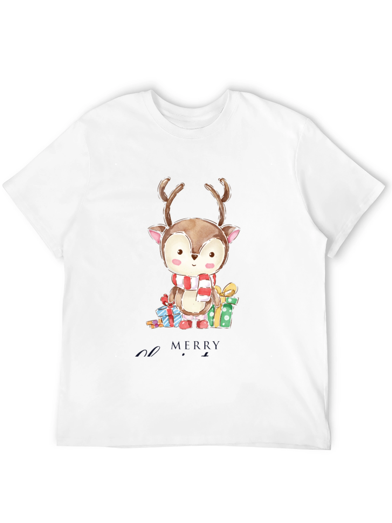 Cute Reindeer Christmas T-Shirt
