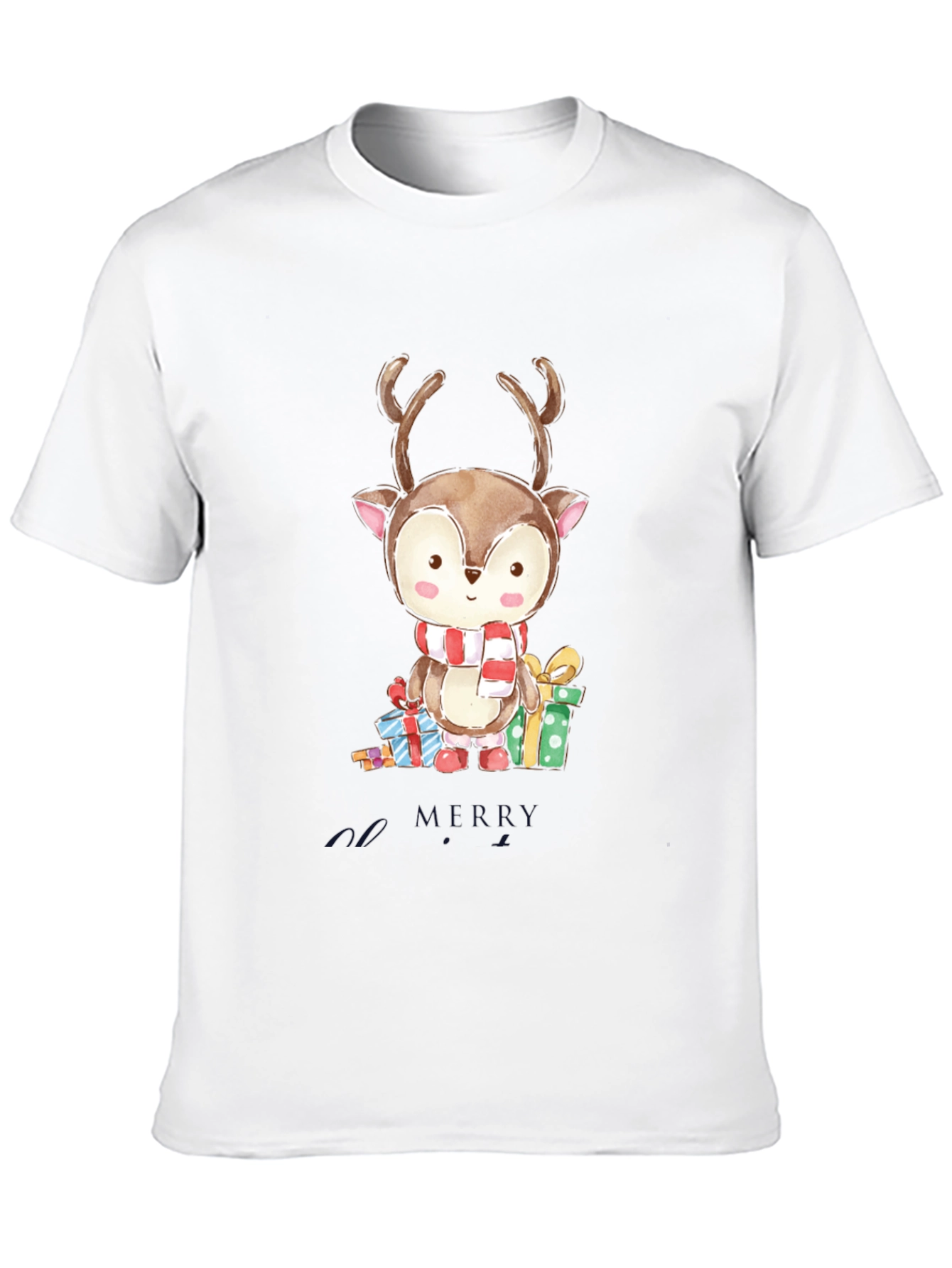 Cute Reindeer Christmas T-Shirt