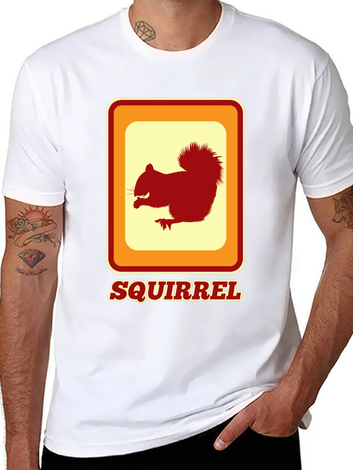 Retro Squirrel T-Shirt - Classic Graphic Tee