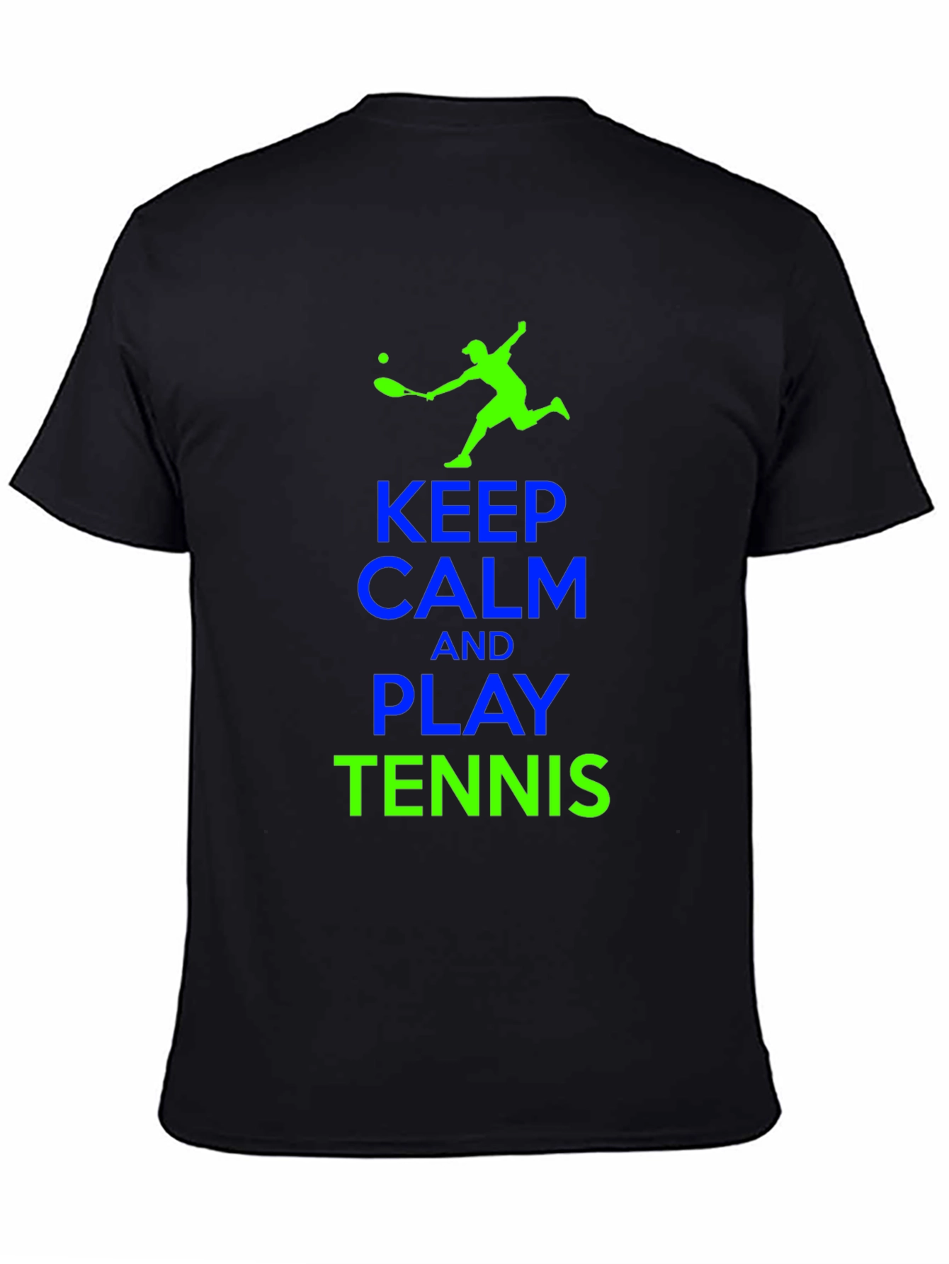 Keep Calm and Play Tennis Graphic Tee