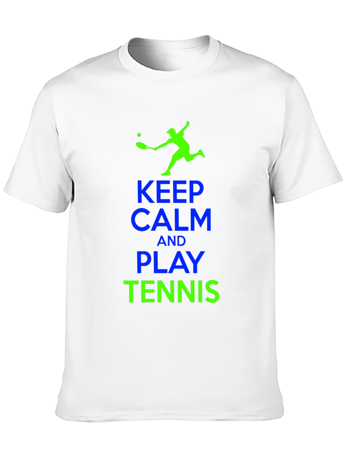 Keep Calm and Play Tennis Graphic Tee