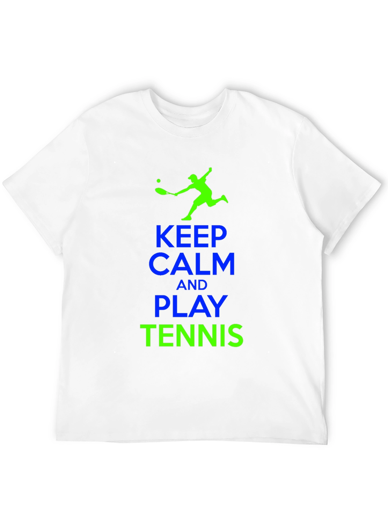 Keep Calm and Play Tennis Graphic Tee