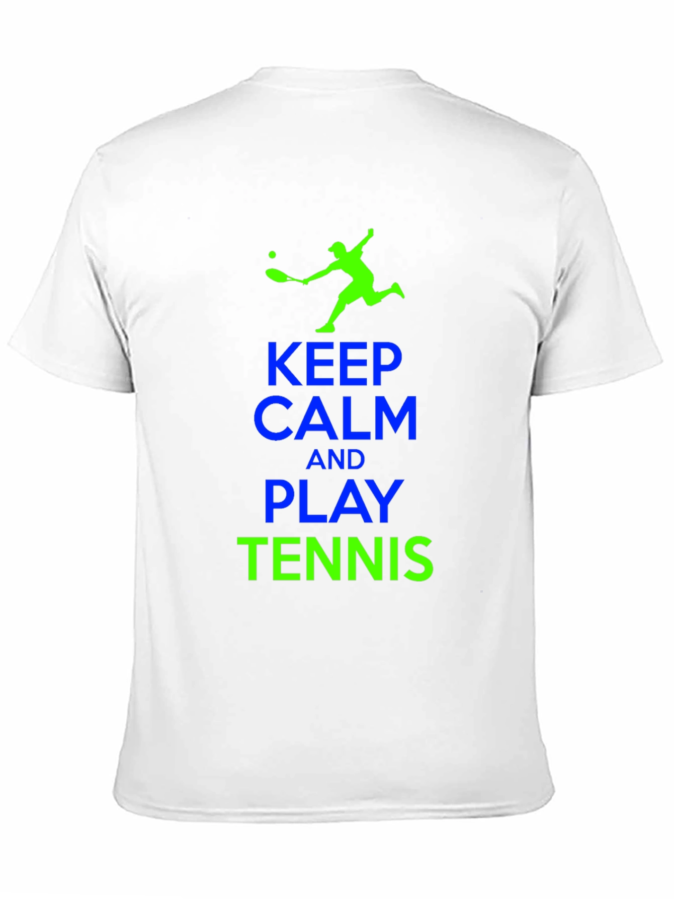Keep Calm and Play Tennis Graphic Tee