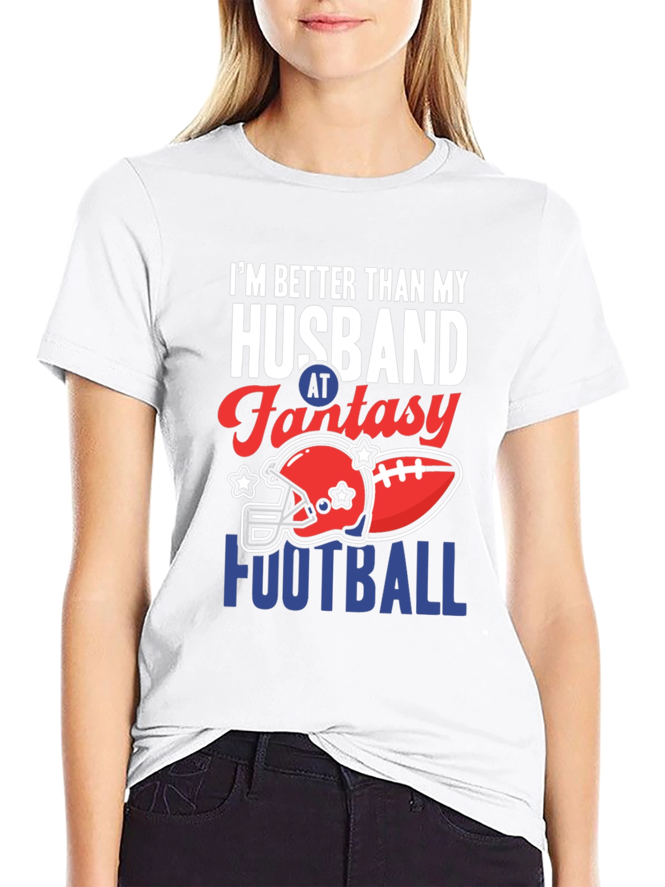 Fantasy Football T-Shirt: Better Than My Husband