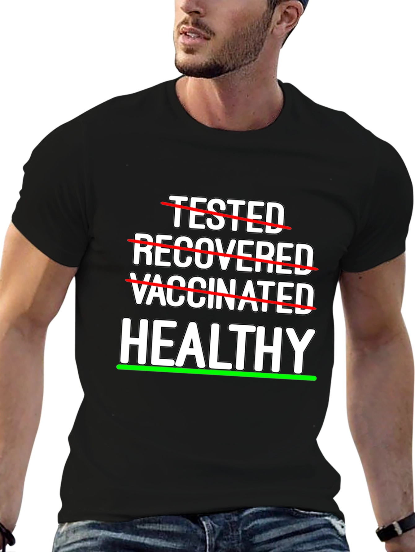 Healthy Funny Graphic T-Shirt