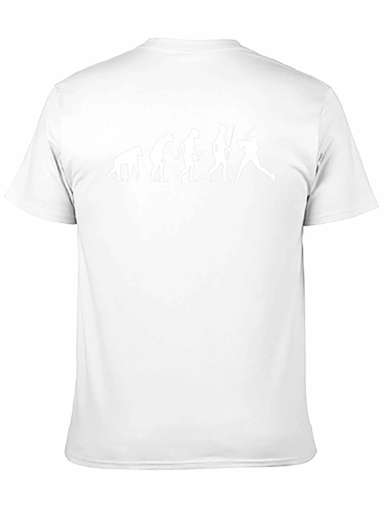 Evolution of Baseball T-Shirt - Black Cotton Tee