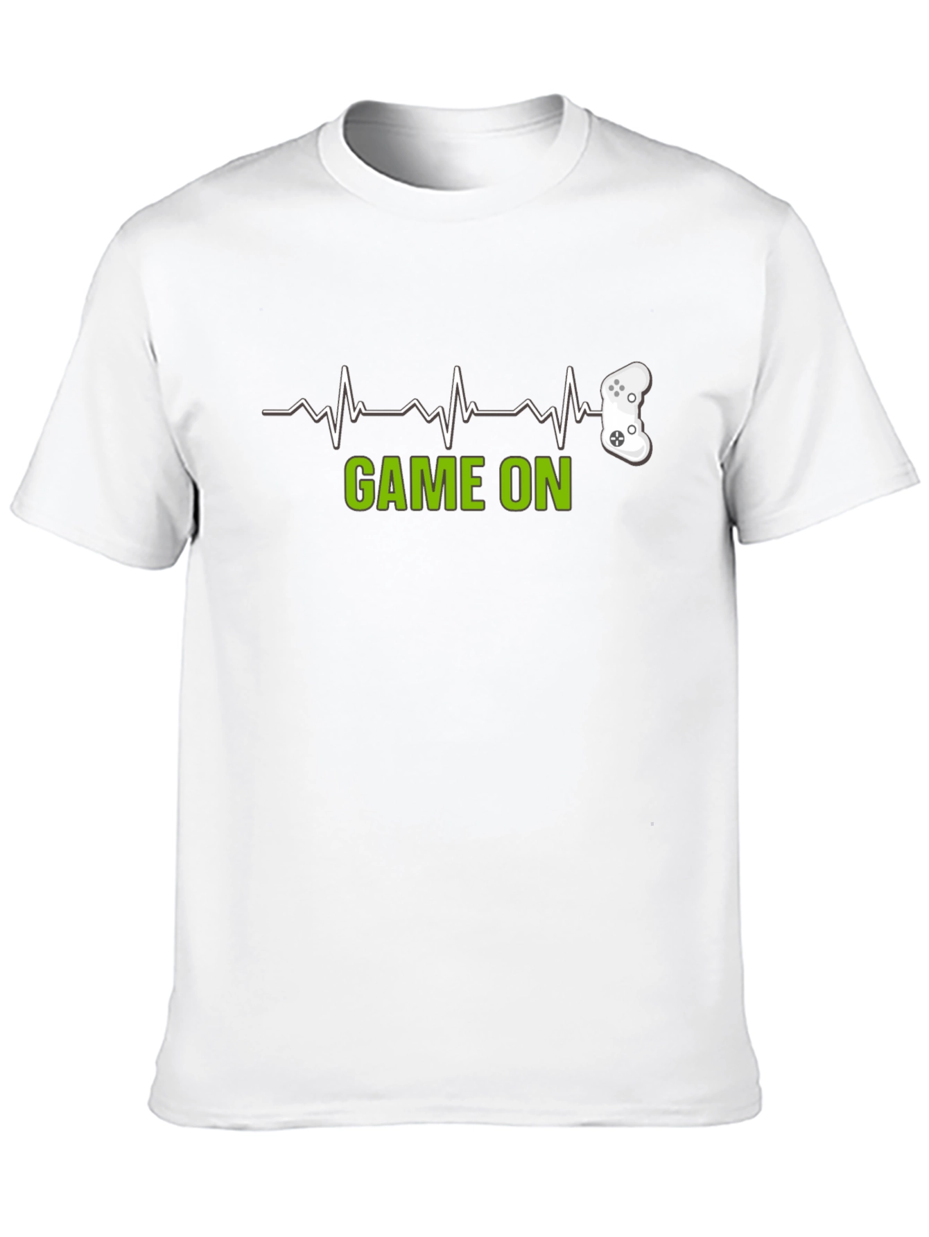 Game On Heartbeat T-Shirt - Gamer Tee