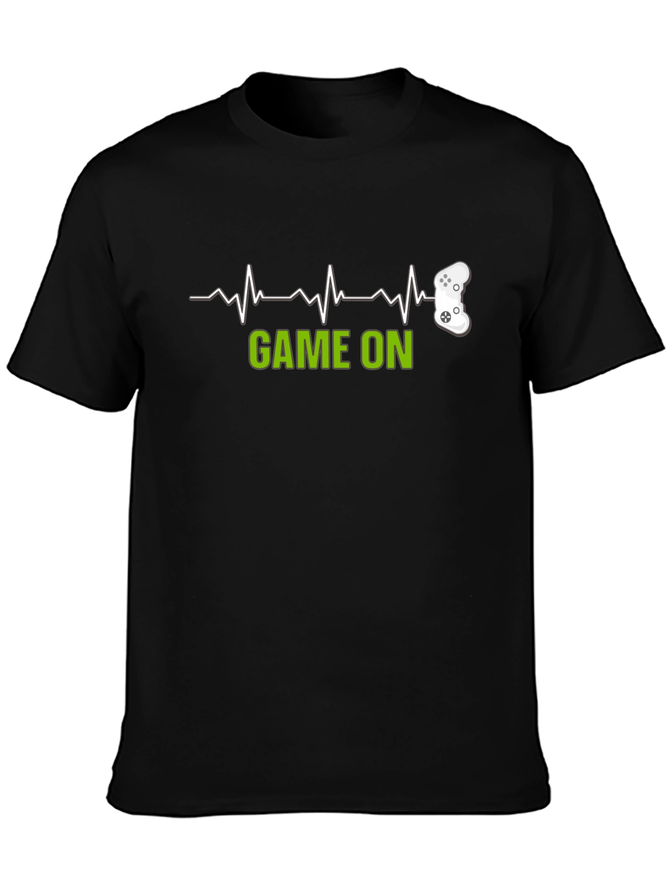 Game On Heartbeat T-Shirt - Gamer Tee