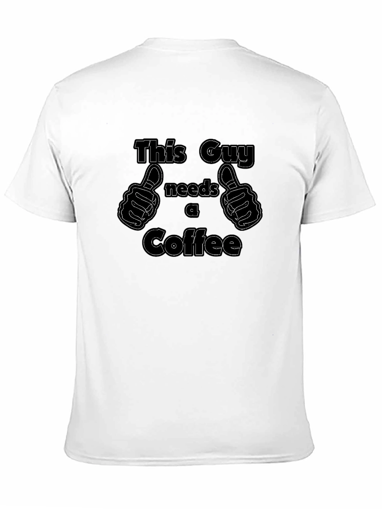This Guy Needs a Coffee Graphic T-Shirt