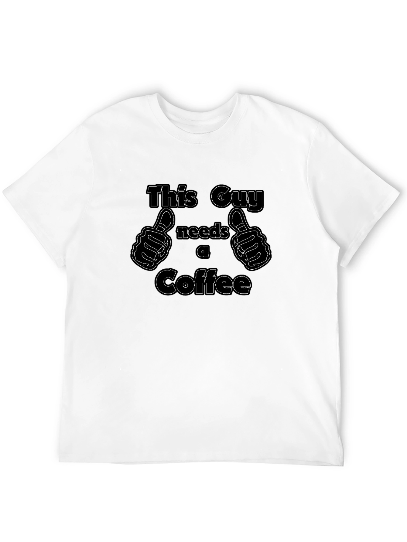 This Guy Needs a Coffee Graphic T-Shirt