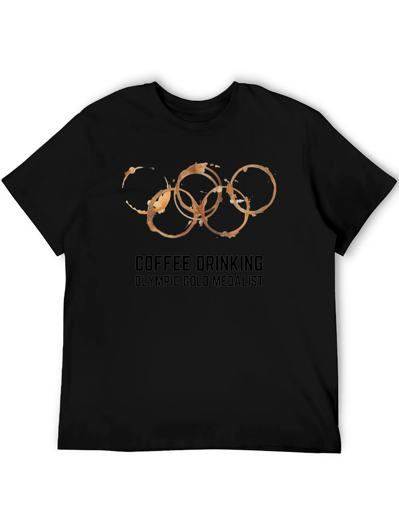 Coffee Drinking Olympic Gold Medalist Tee