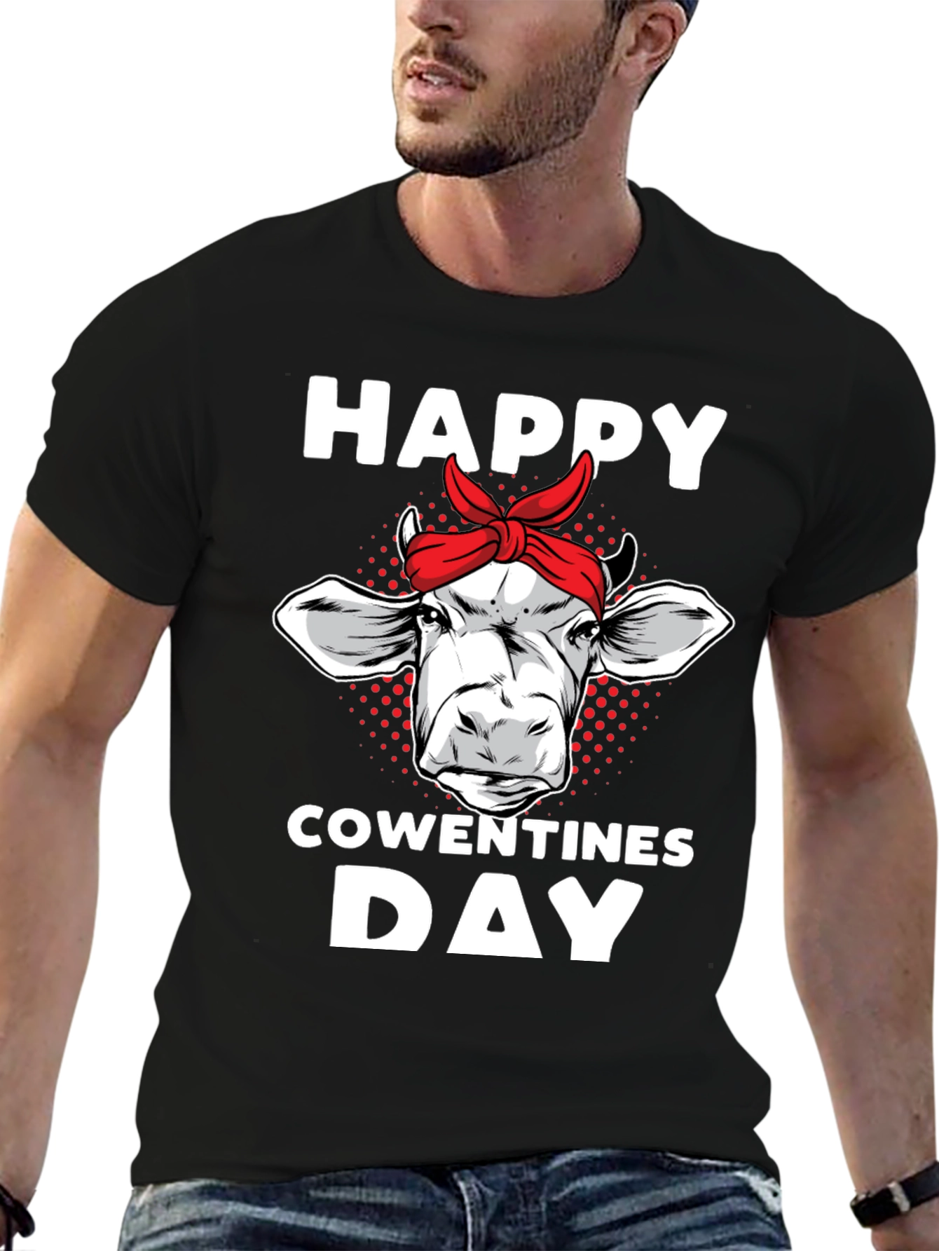 Happy Cowentines Day Graphic T-Shirt