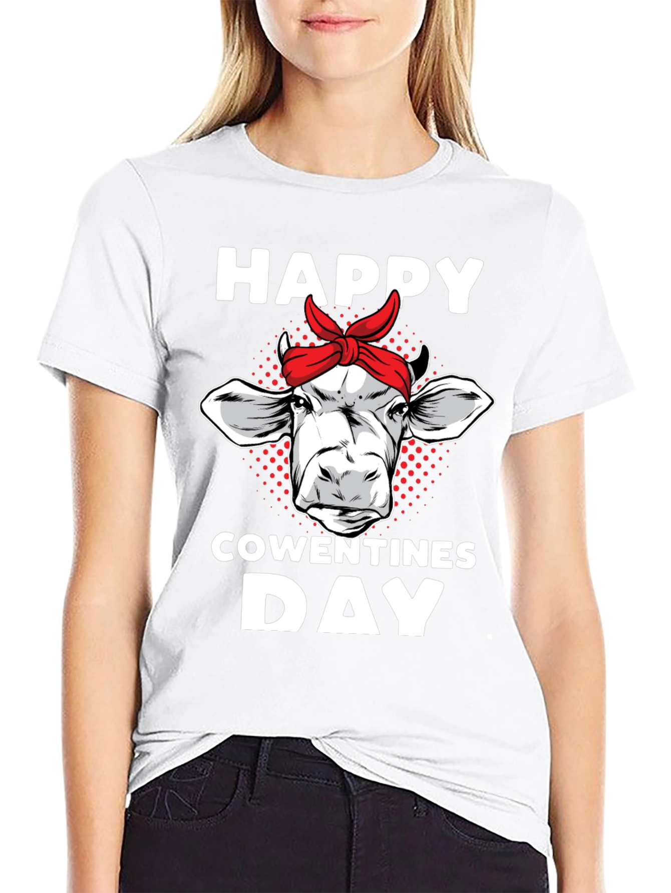 Happy Cowentines Day Graphic T-Shirt