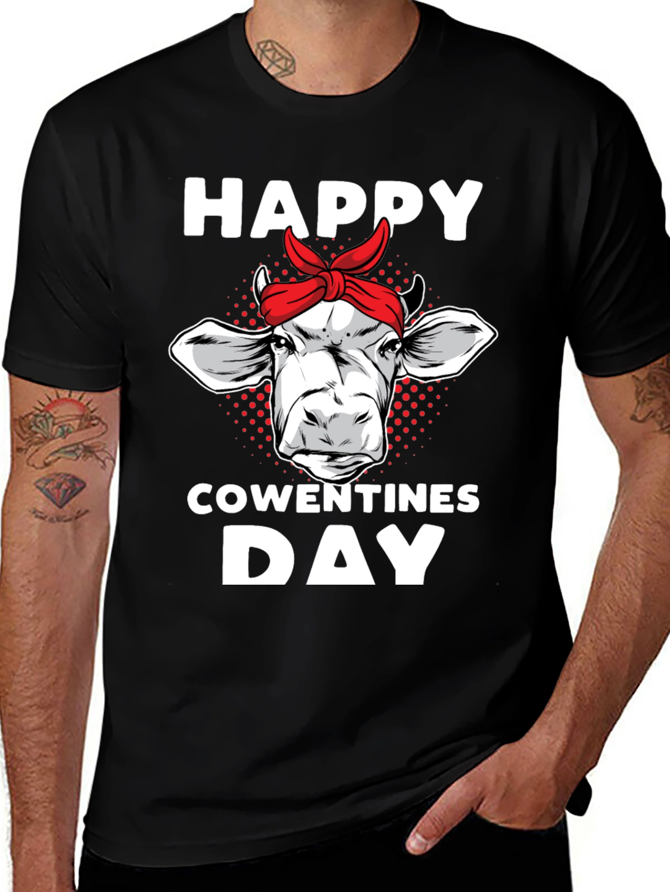 Happy Cowentines Day Graphic T-Shirt