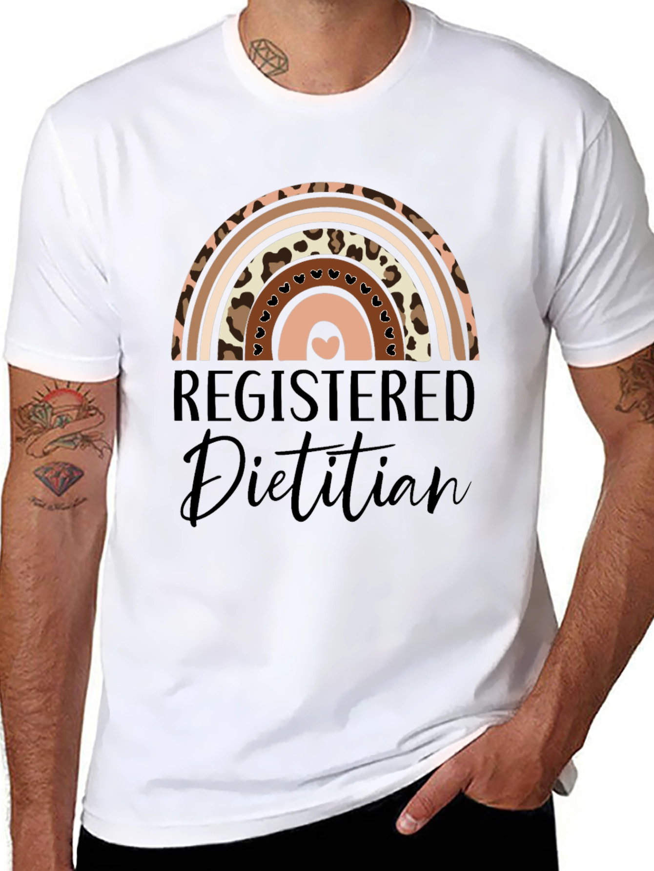 Registered Dietitian Rainbow T-Shirt
