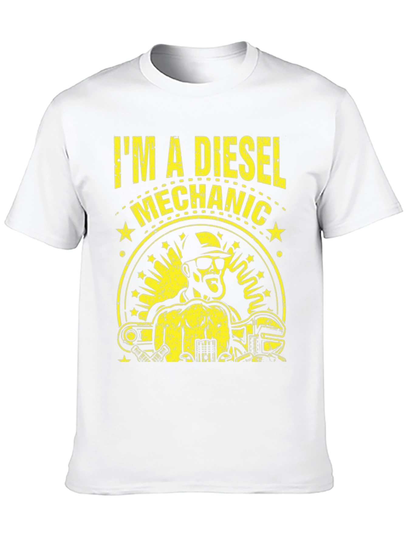 Diesel Mechanic T-Shirt - Black Cotton Tee