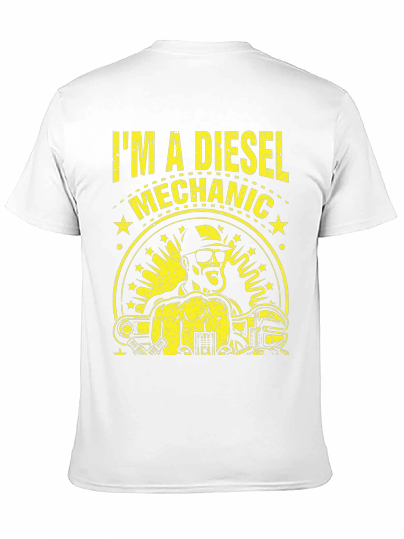 Diesel Mechanic T-Shirt - Black Cotton Tee