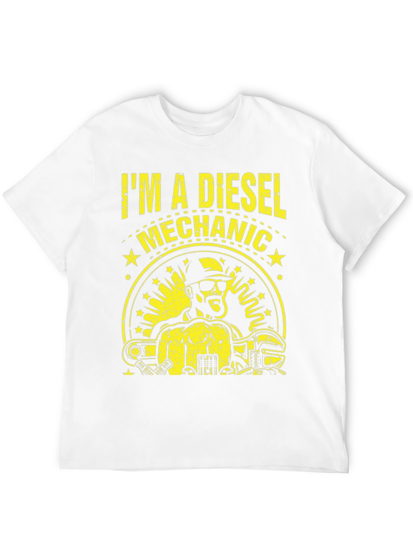 Diesel Mechanic T-Shirt - Black Cotton Tee