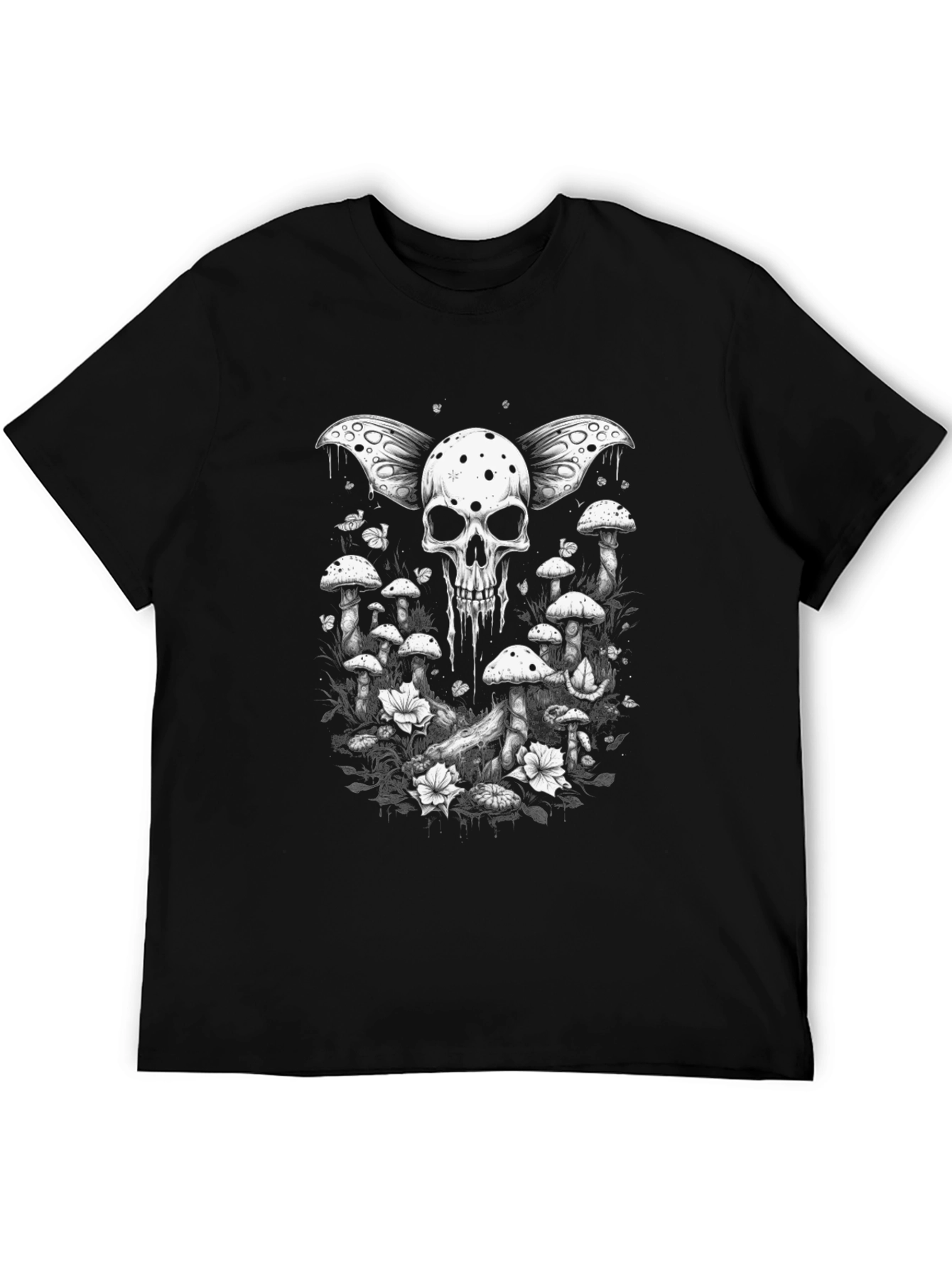 Skull & Mushroom Graphic Tee