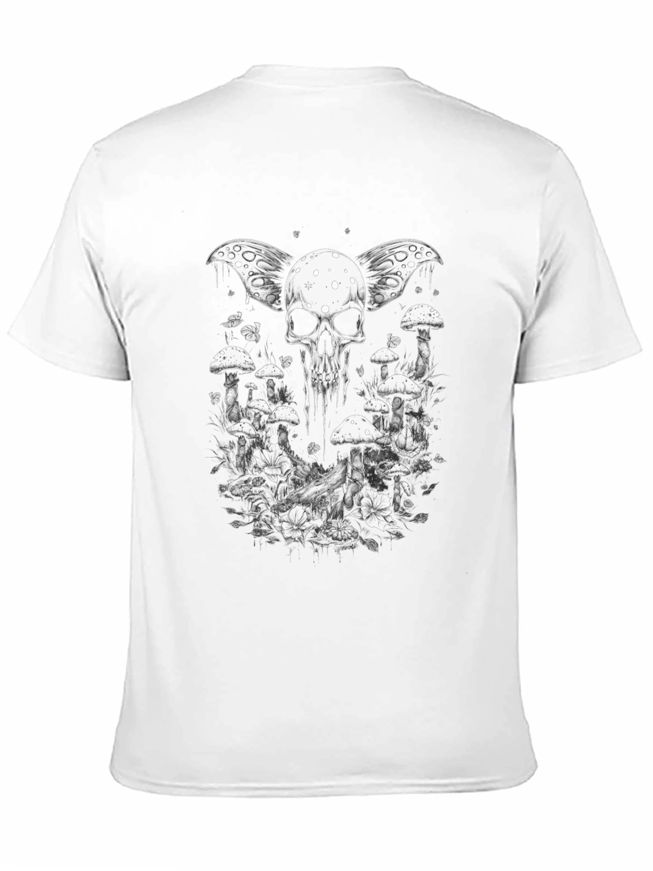 Skull & Mushroom Graphic Tee