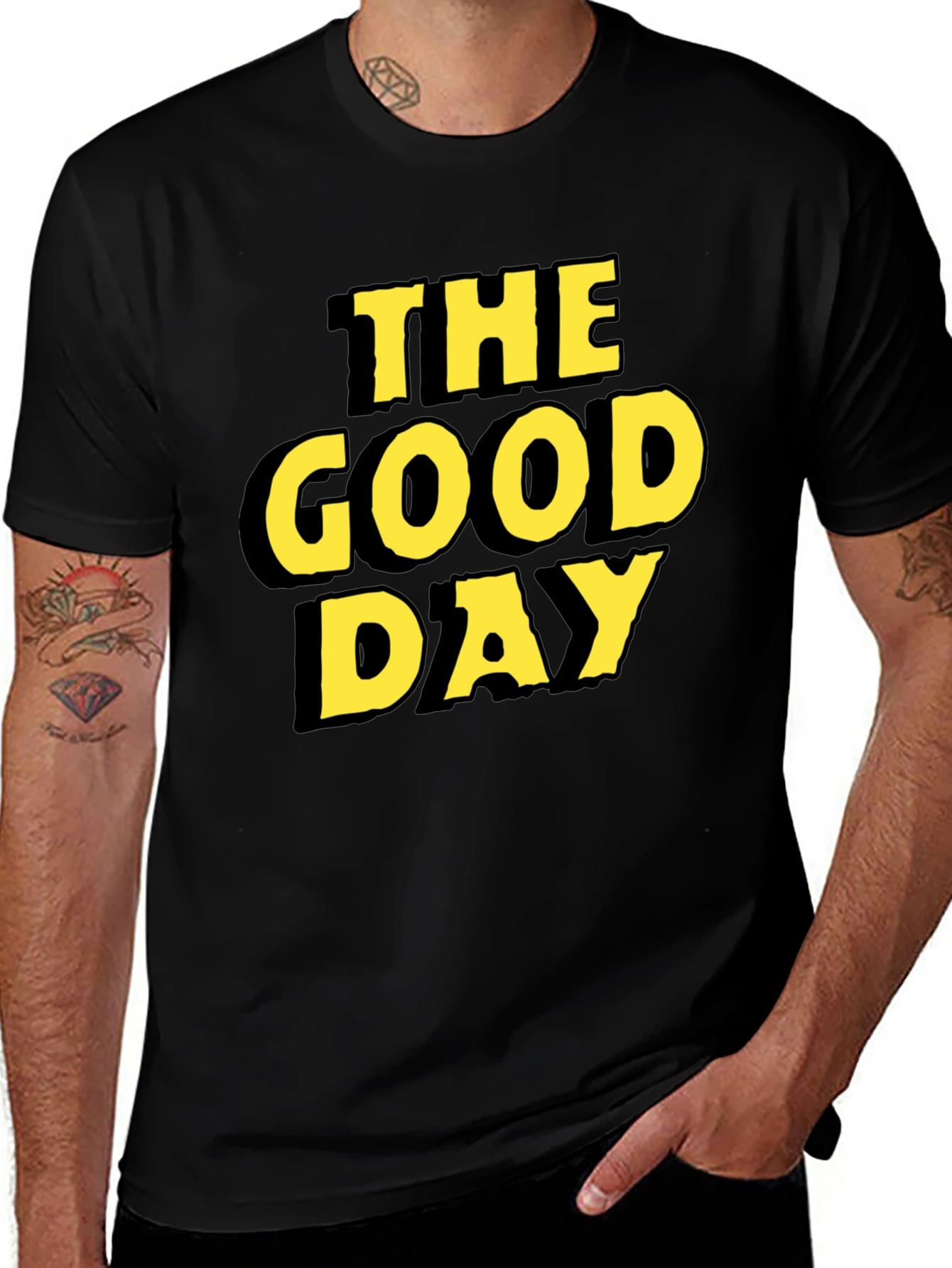 The Good Day Black T-Shirt