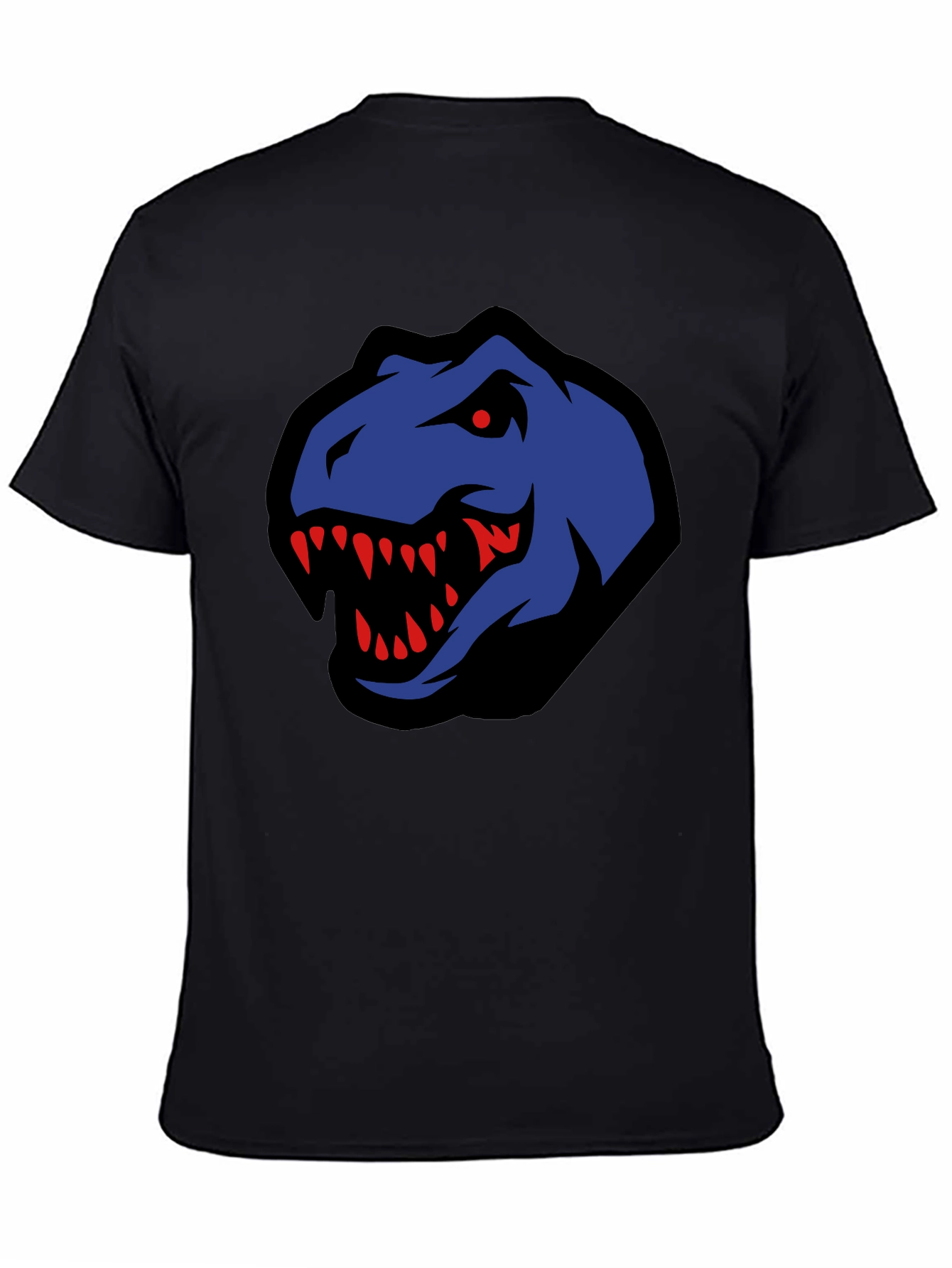 Dino Head Graphic Tee - Mens Black T-Shirt