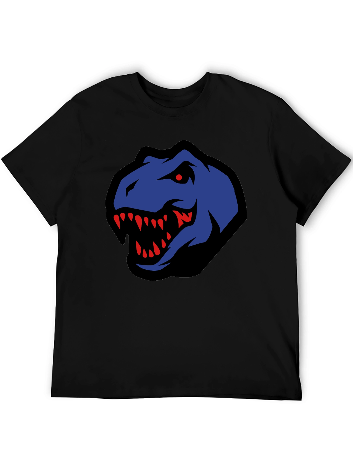 Dino Head Graphic Tee - Mens Black T-Shirt