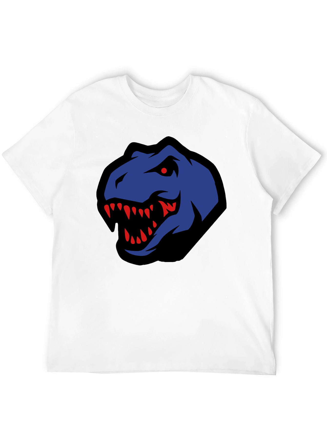 Dino Head Graphic Tee - Mens Black T-Shirt