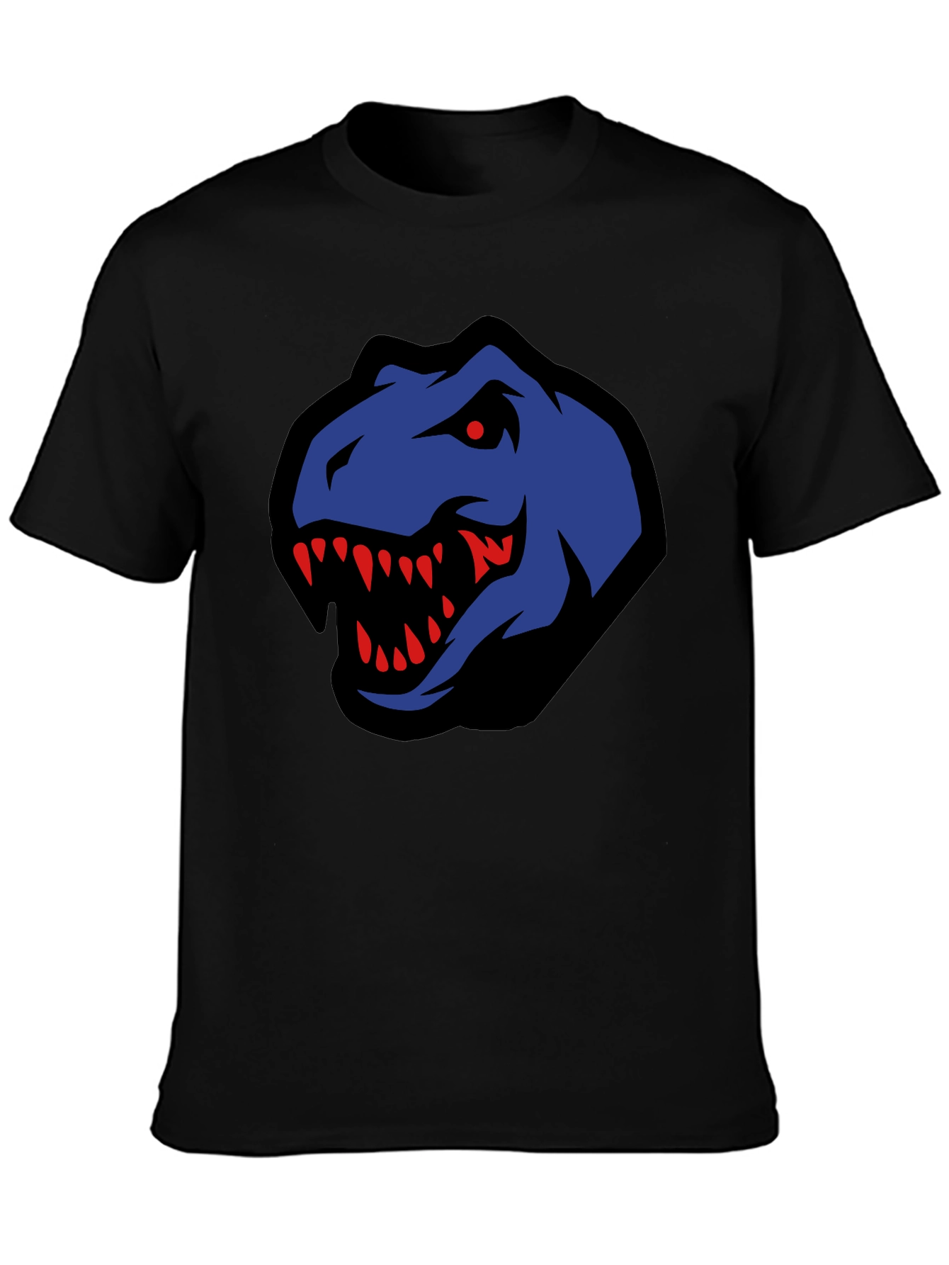 Dino Head Graphic Tee - Mens Black T-Shirt