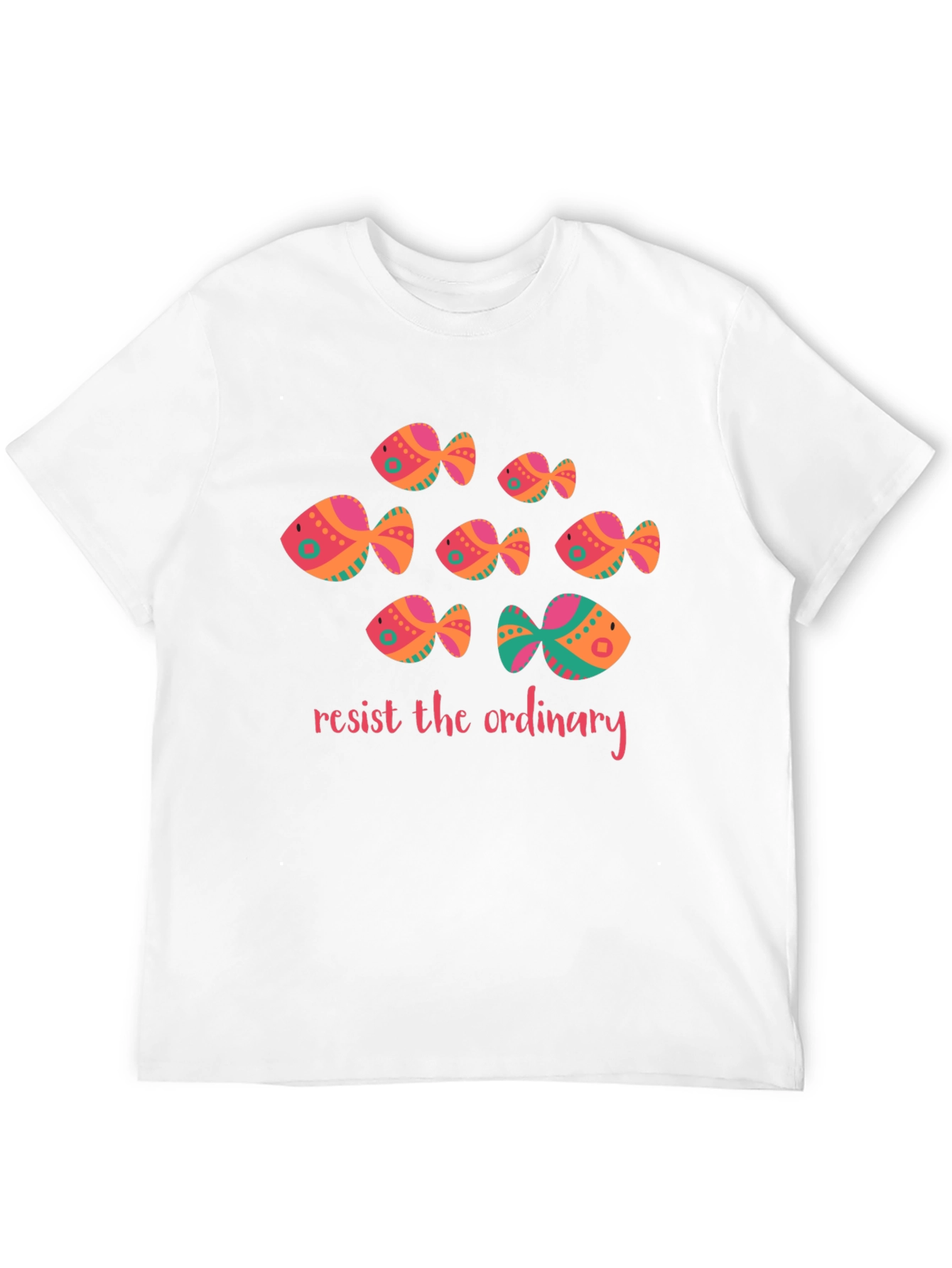 Resist the Ordinary Fish Graphic Tee