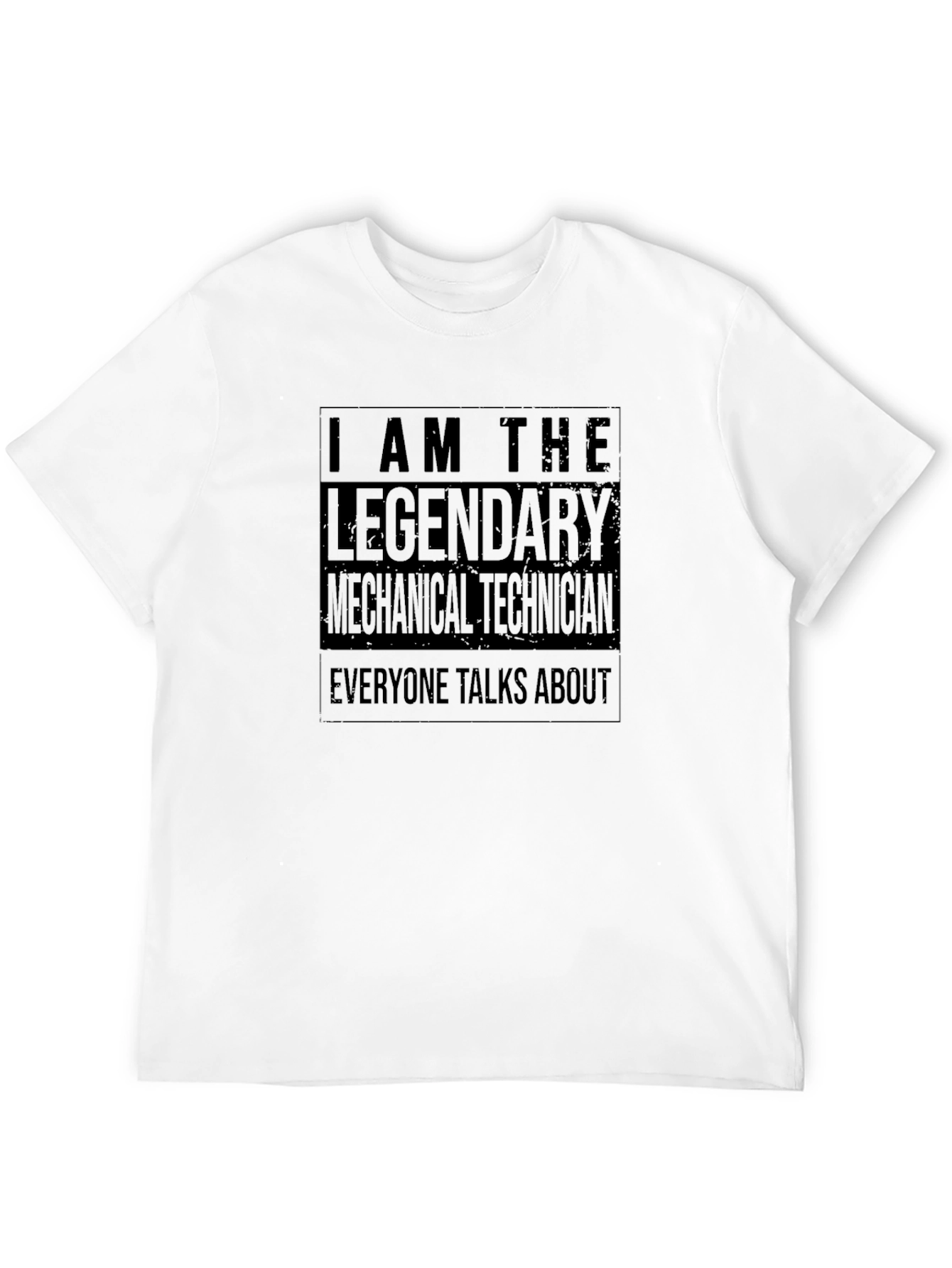 Legendary Mechanical Technician Black T-Shirt