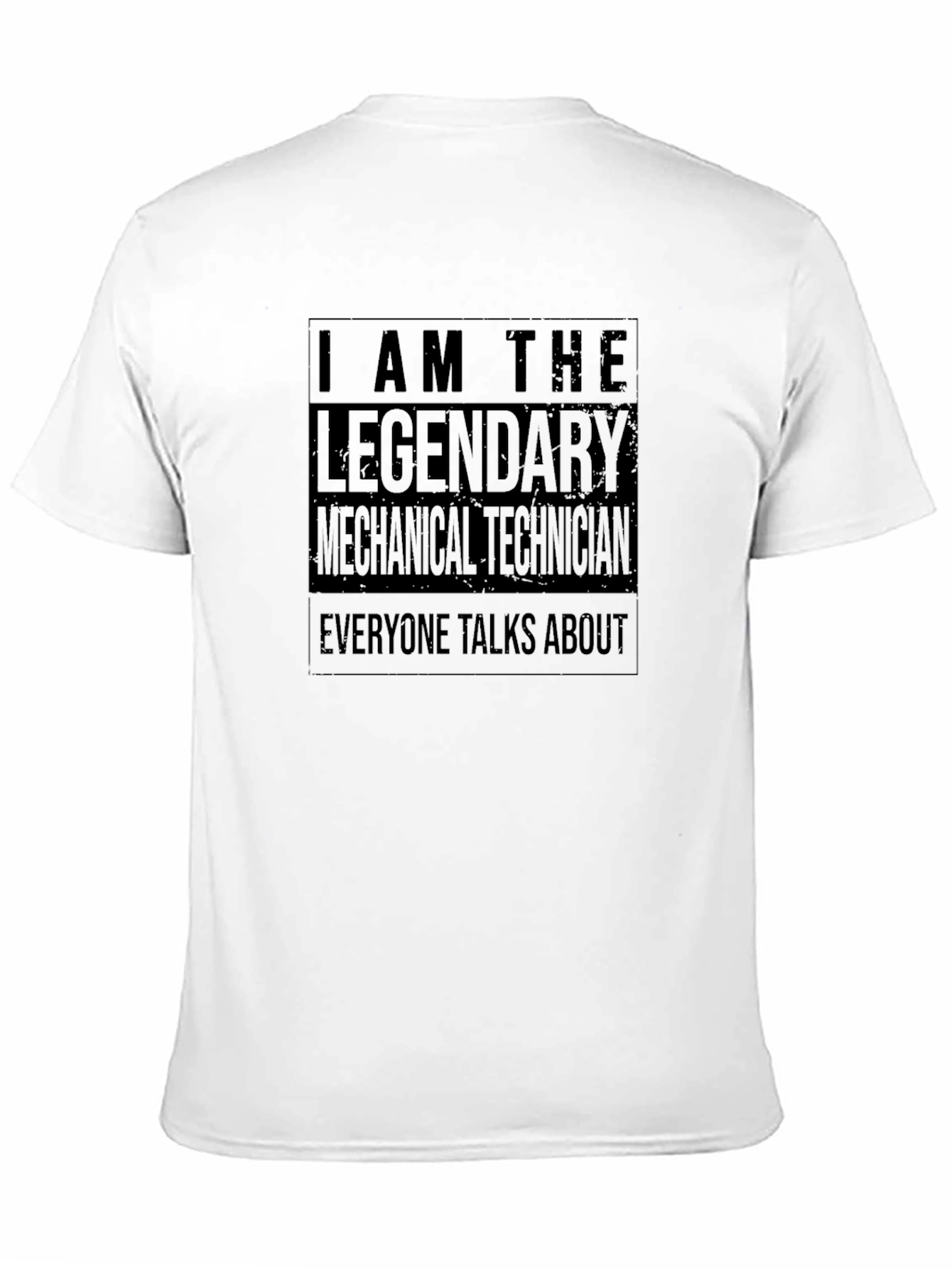 Legendary Mechanical Technician Black T-Shirt