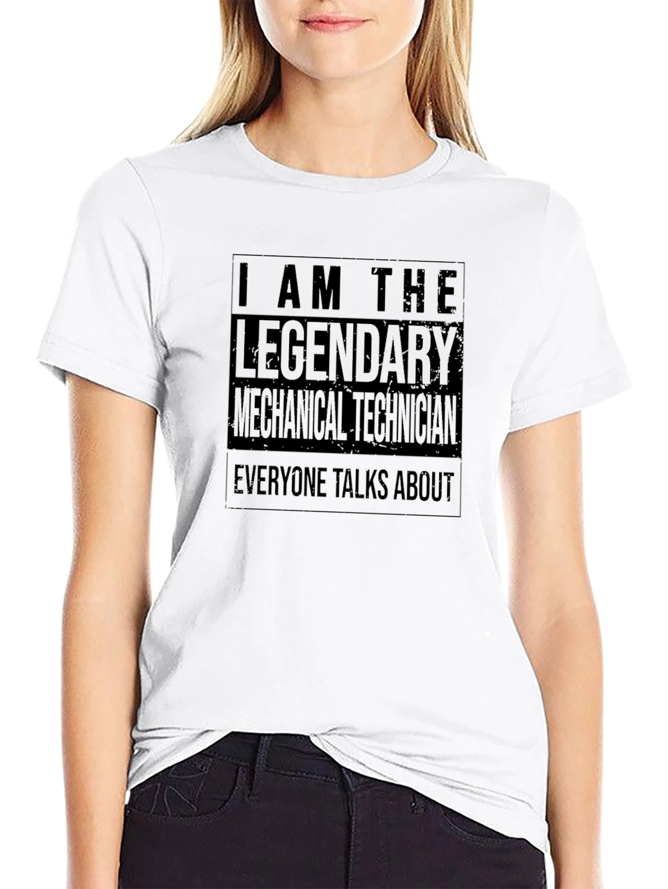 Legendary Mechanical Technician Black T-Shirt
