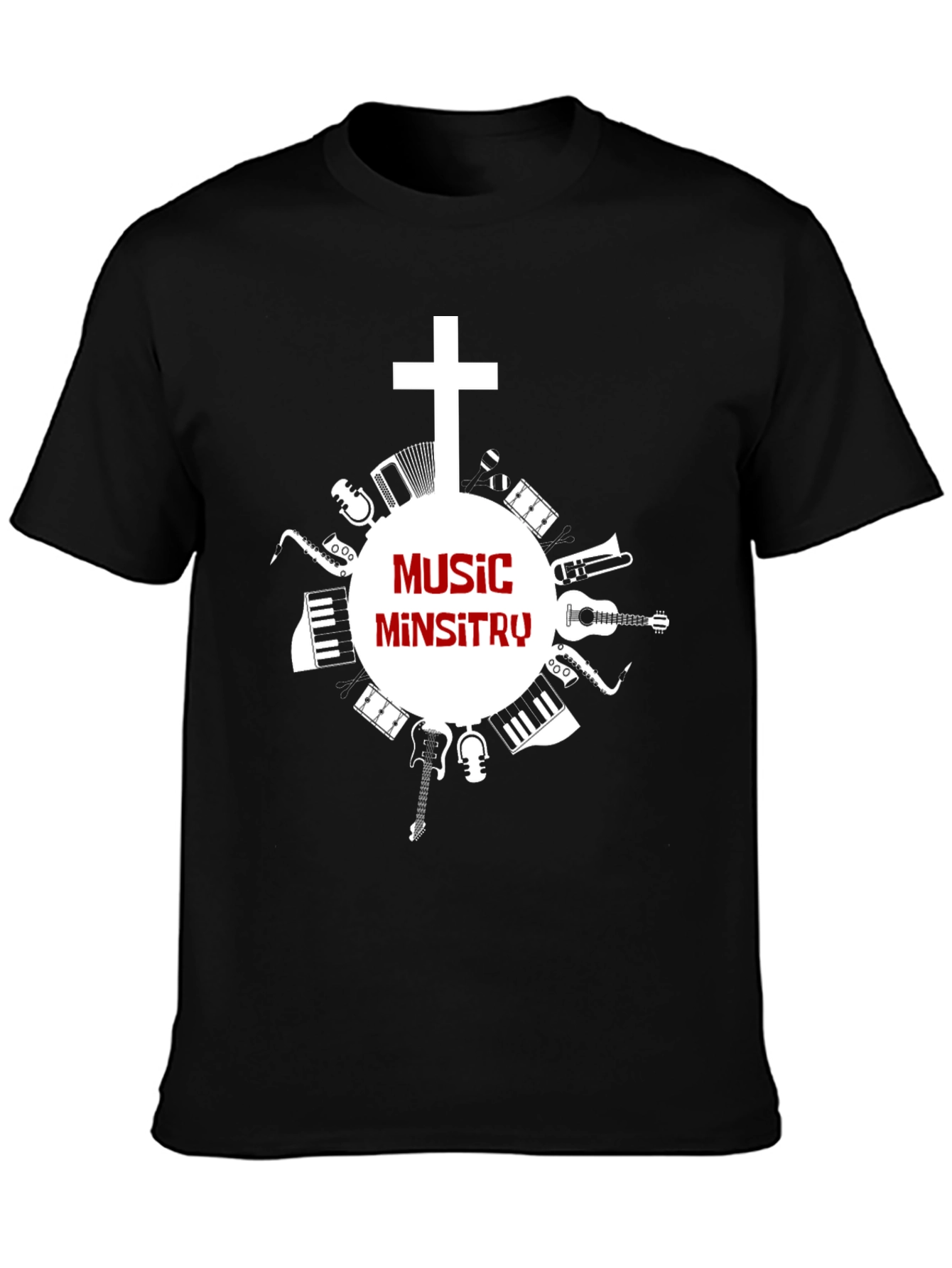 Music Ministry Graphic Tee - Christian T-Shirt