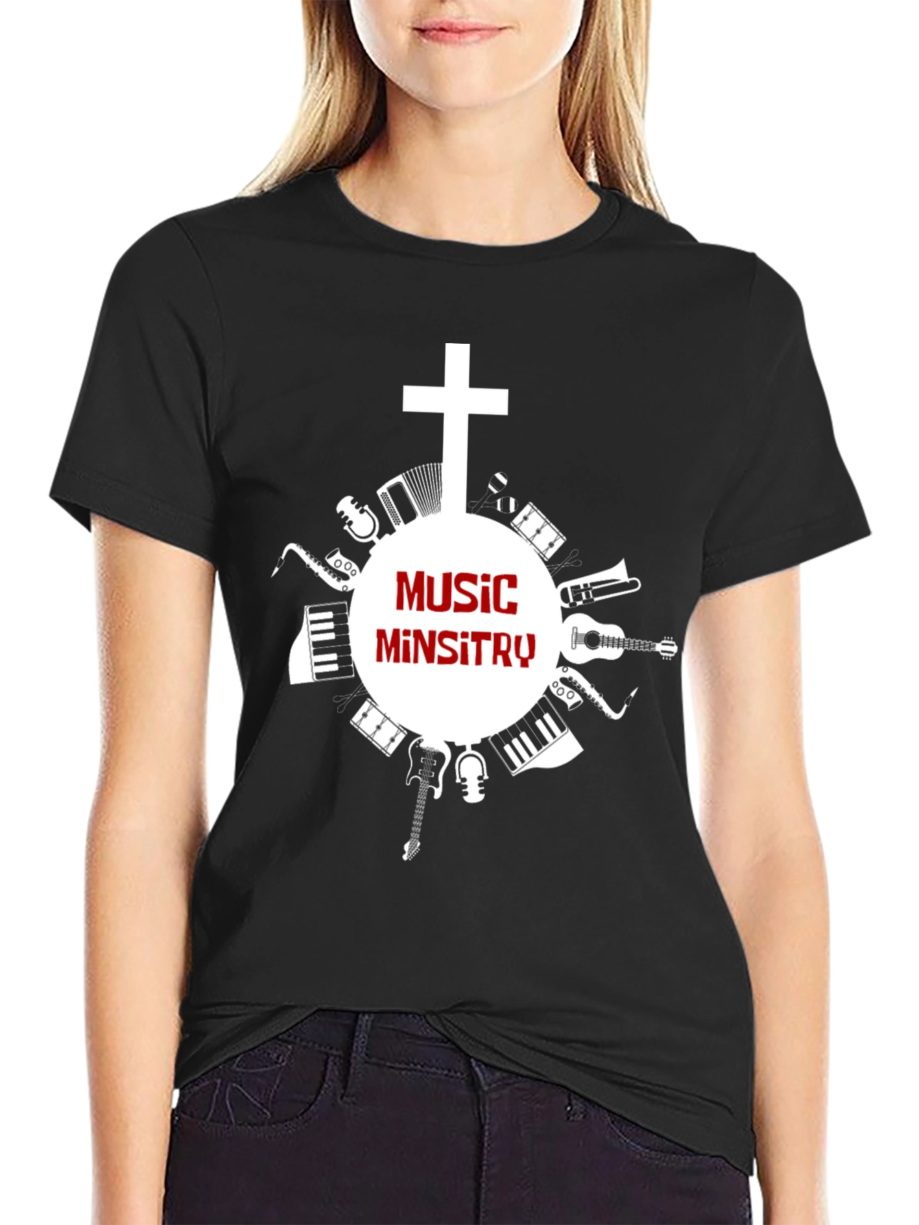 Music Ministry Graphic Tee - Christian T-Shirt