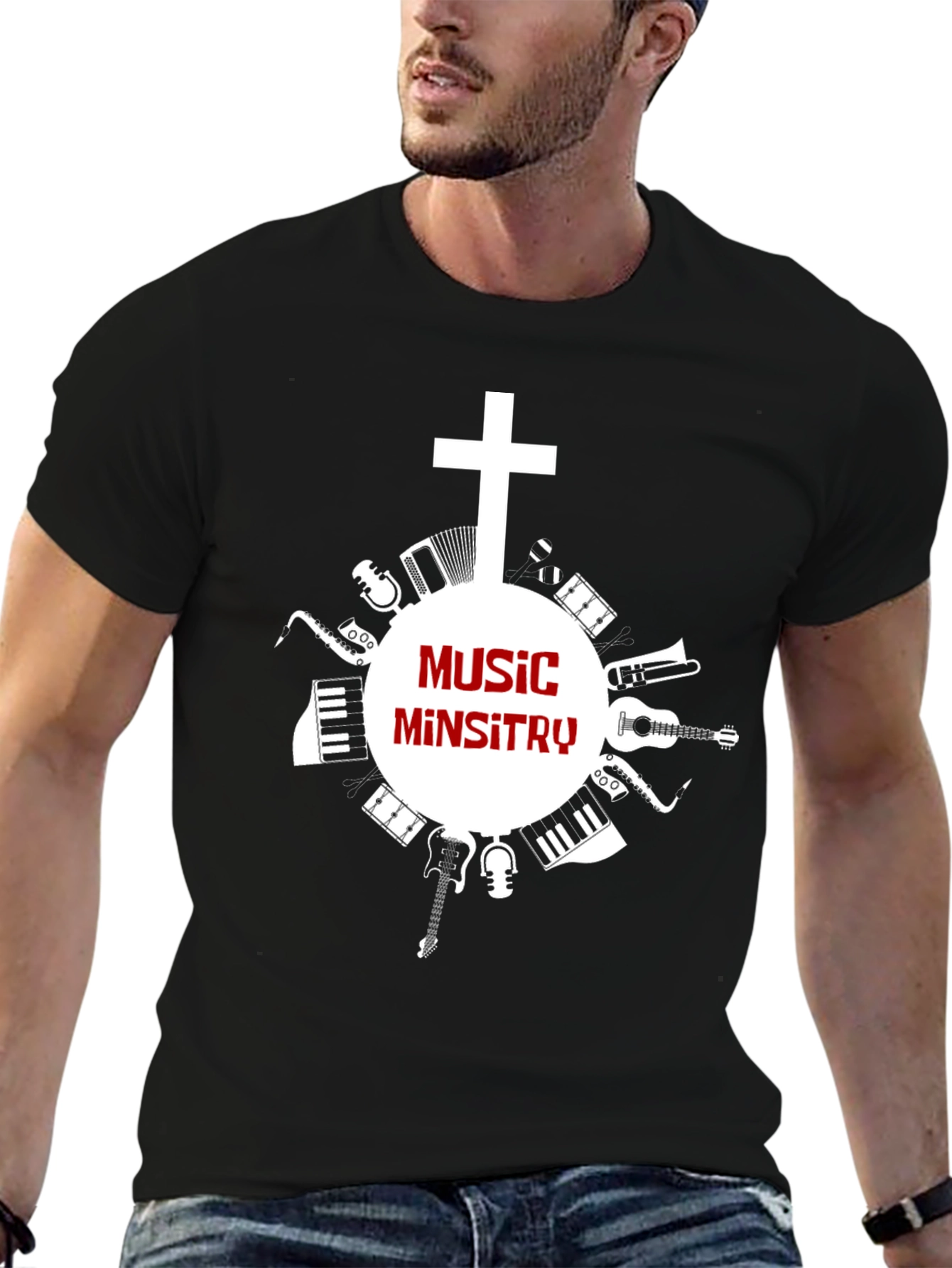 Music Ministry Graphic Tee - Christian T-Shirt