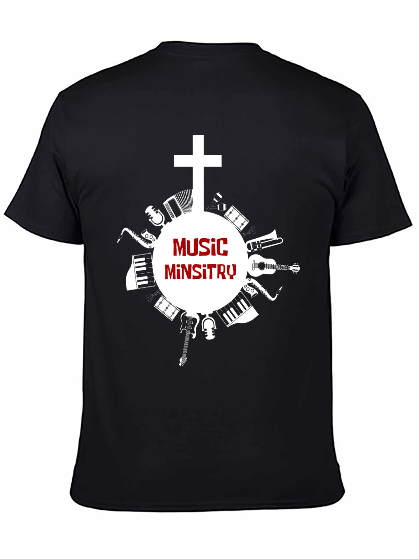 Music Ministry Graphic Tee - Christian T-Shirt