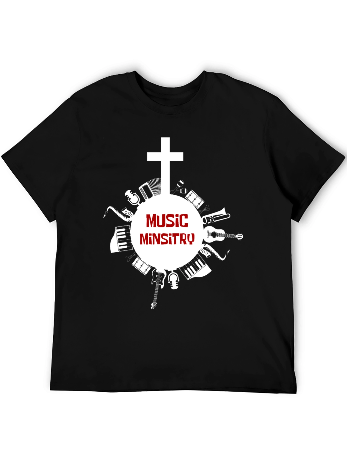 Music Ministry Graphic Tee - Christian T-Shirt