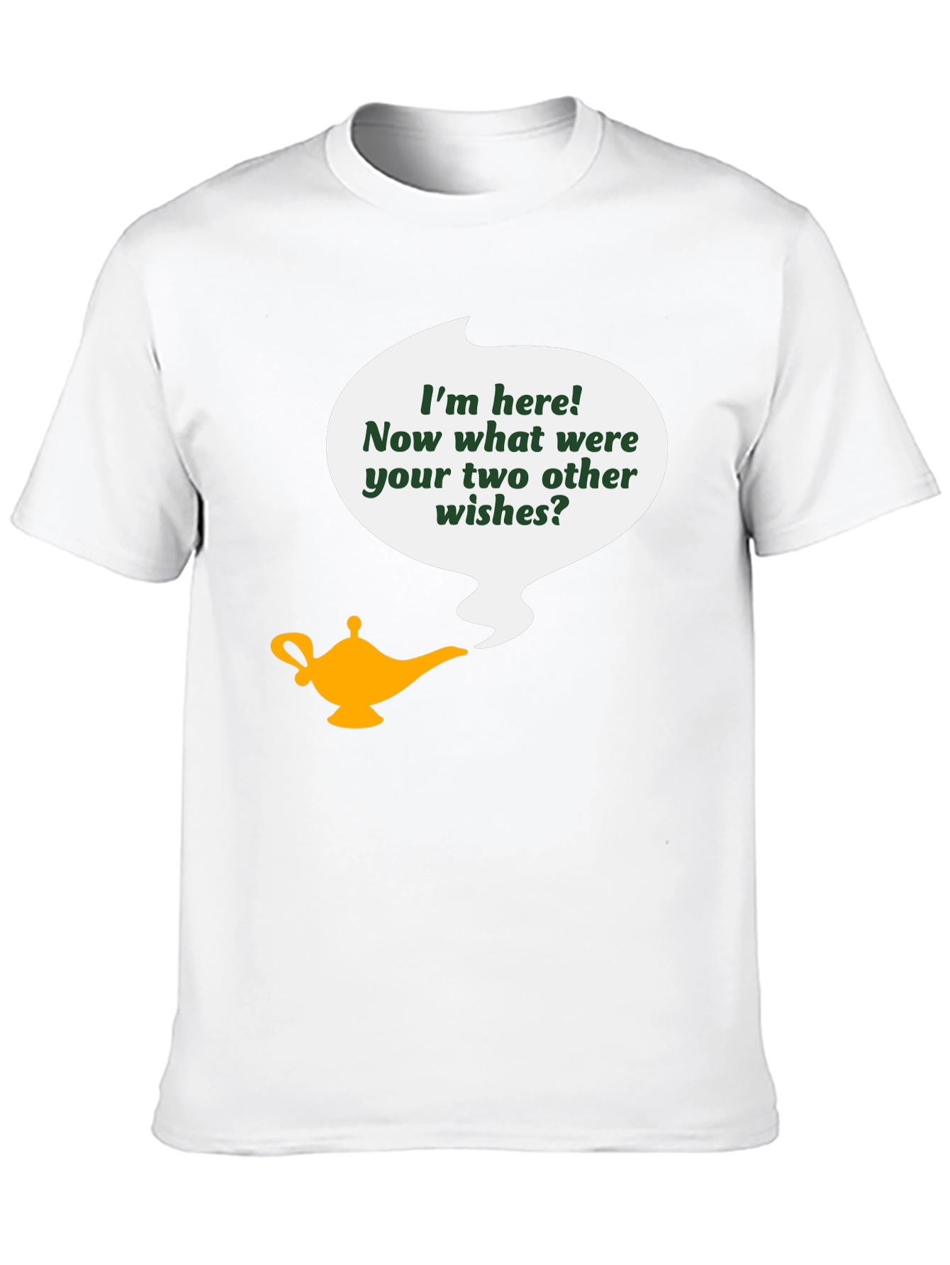 Genie Lamp Wish T-Shirt - Black