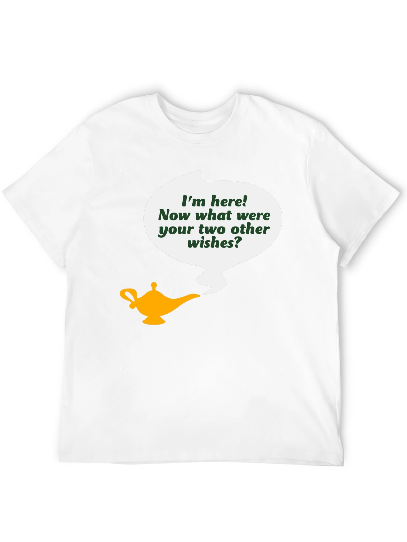 Genie Lamp Wish T-Shirt - Black