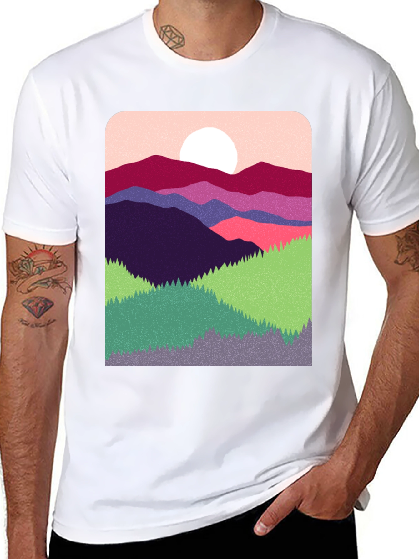 Mountain Graphic Tee - Nature Inspired T-Shirt