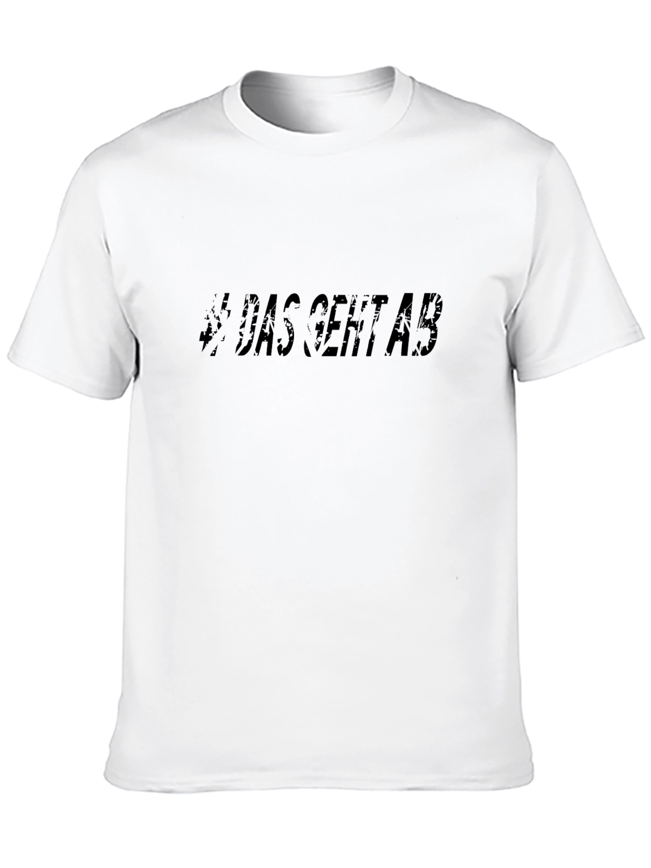 Trendy Das Geht Ab Black T-Shirt